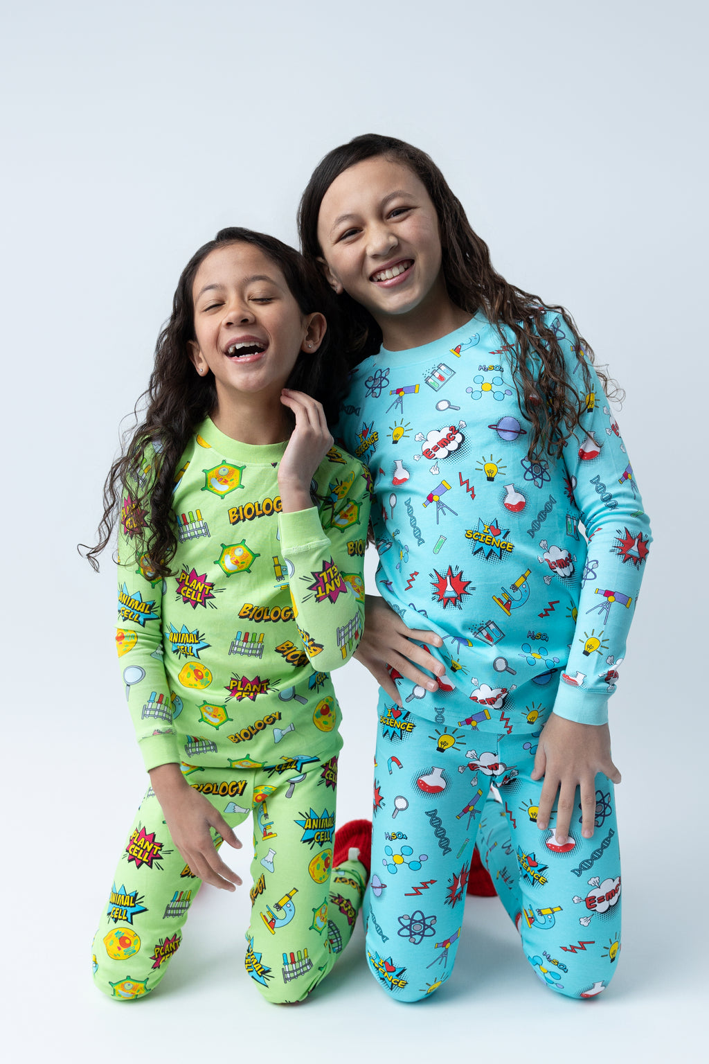 Science | Kid's Pajama Set in Teal
