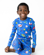 Science | Kid's Pajama Set in Cobalt
