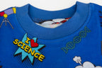 Science | Kid's Pajama Set in Cobalt