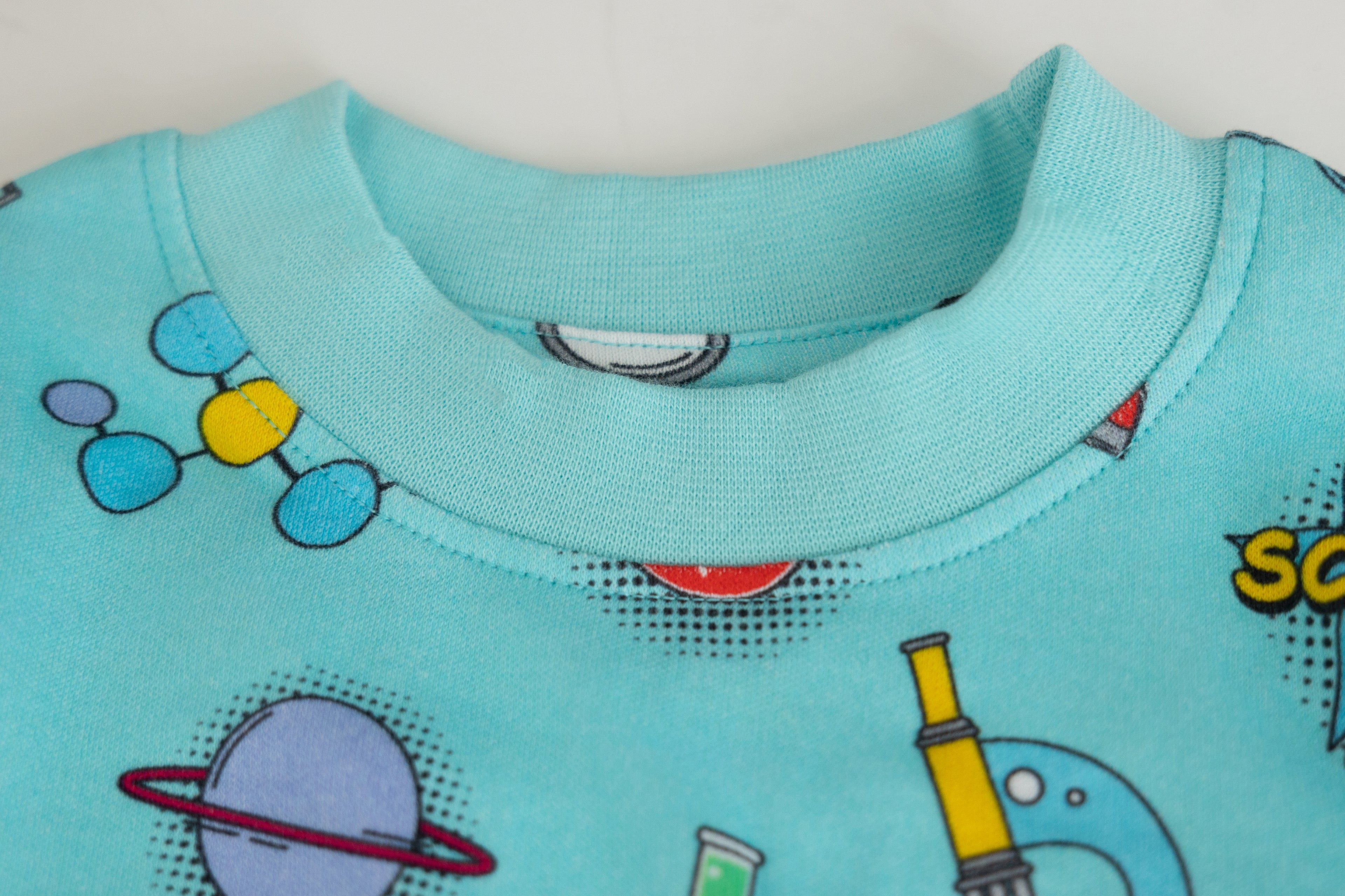 Science | Kid's Pajama Set in Teal