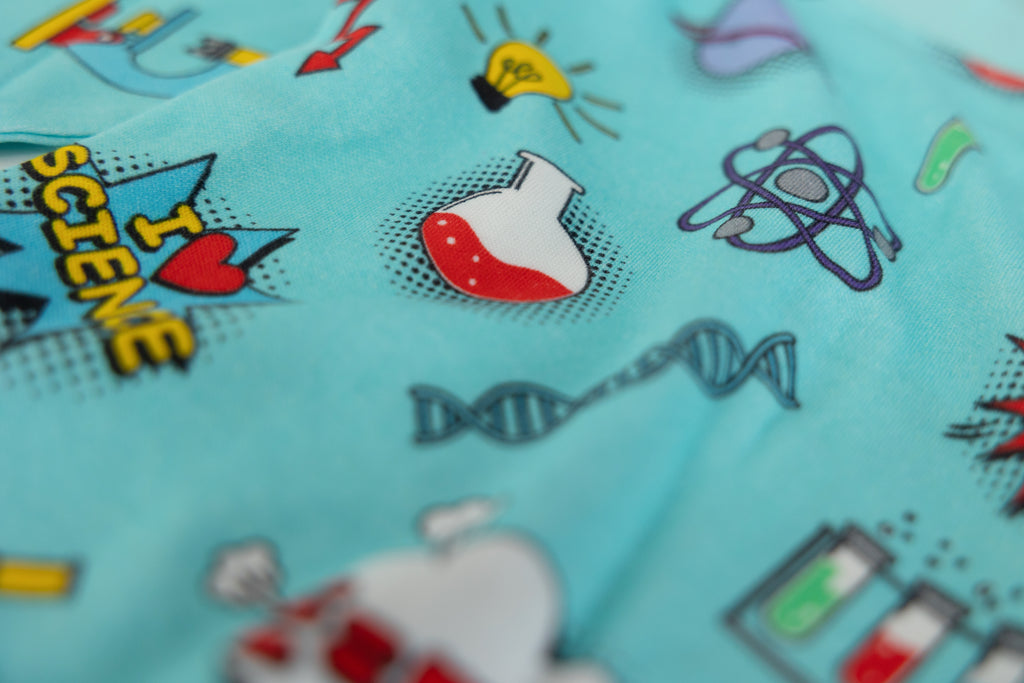 Science | Kid's Pajama Set in Teal
